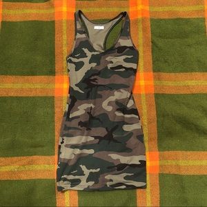 TNA Camo Bodycon Dress
